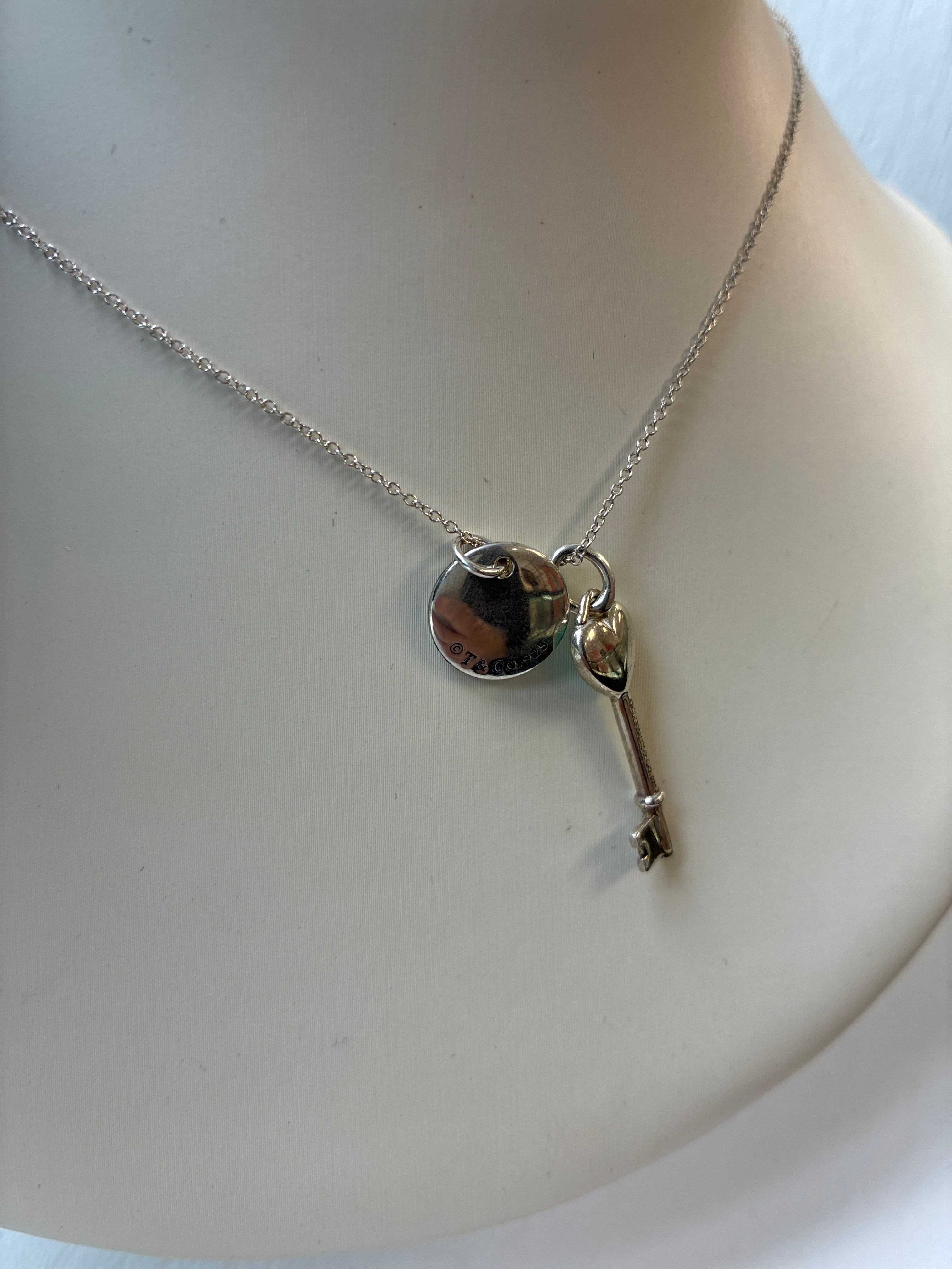 Tiffany & Co. Heart Key and A Necklace