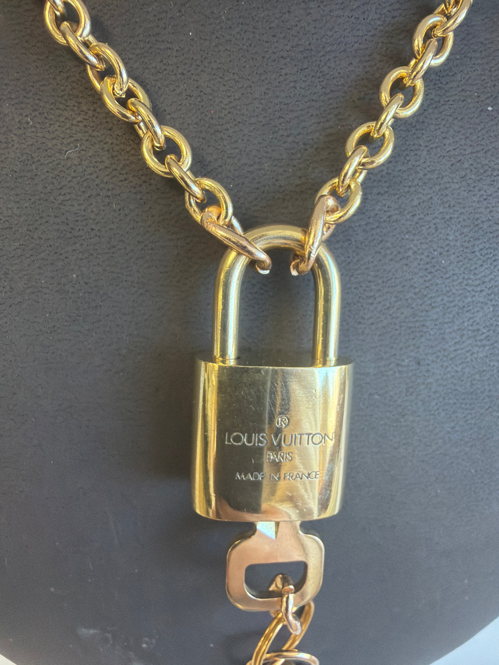 Louis Vuitton Lock & Key Necklace