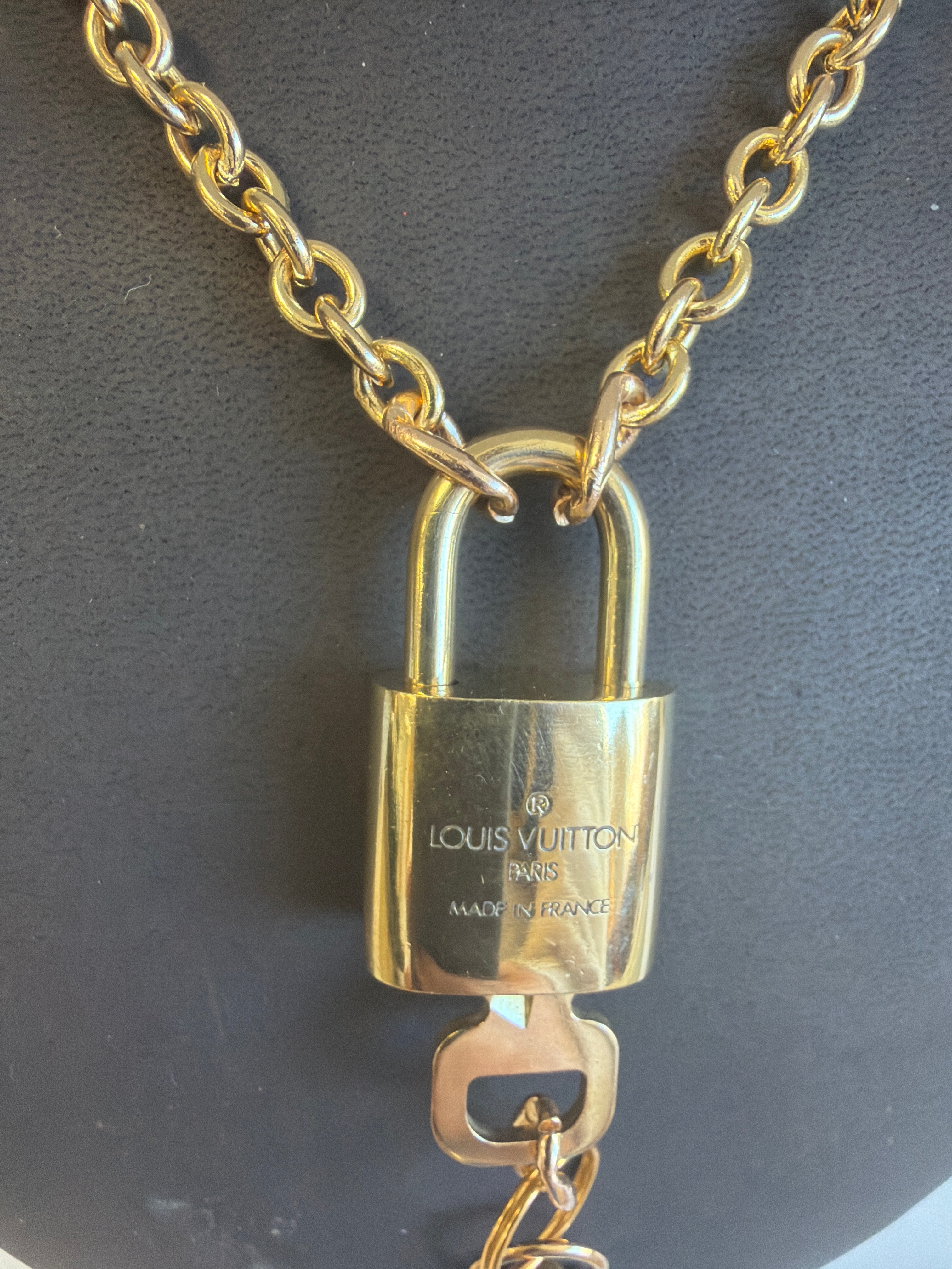 Louis Vuitton Lock & Key Necklace