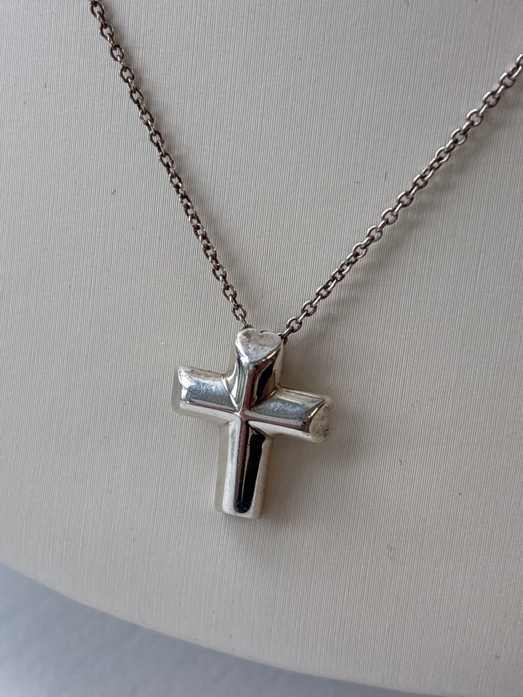 Tiffany & Co. Paloma Picasso Tenderness Heart Cross Necklace