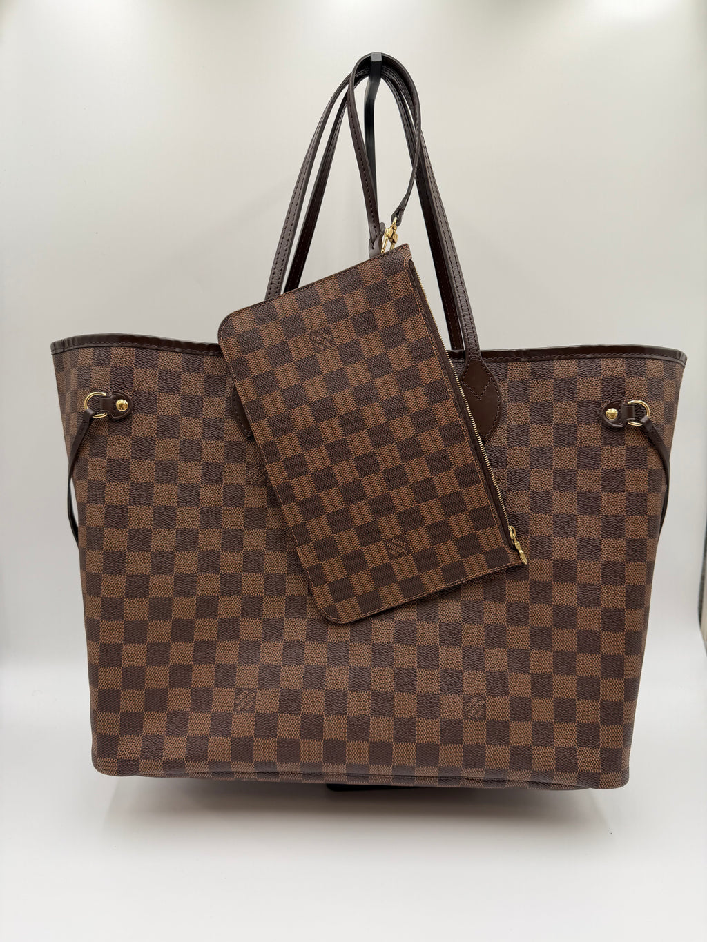 Louis Vuitton Neverfull GM Damier - Red Interior with pouch