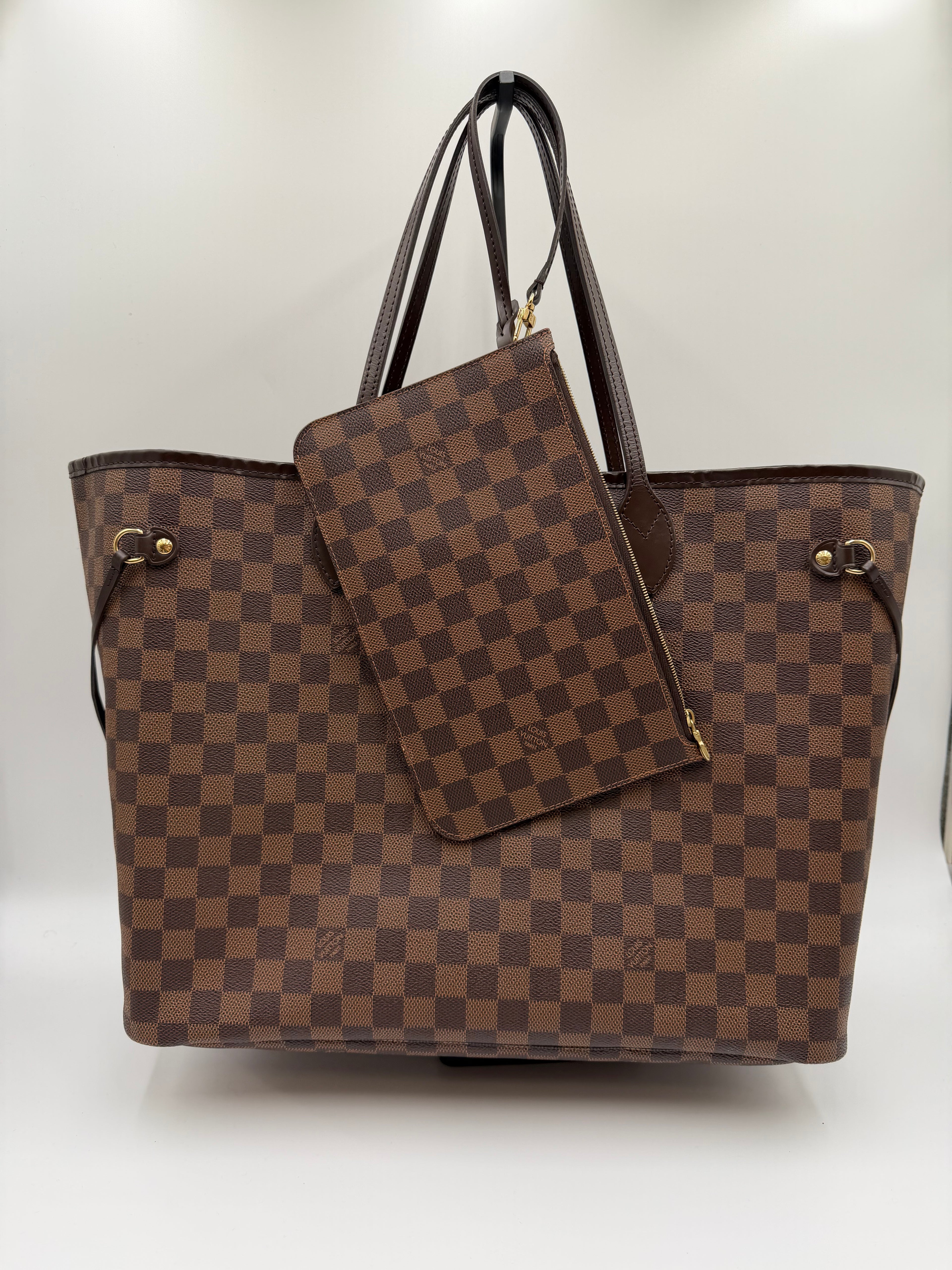 Louis Vuitton Neverfull GM Damier - Red Interior with pouch