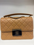 Chanel Chanel Beauty Lock Flap Bag - Carmel