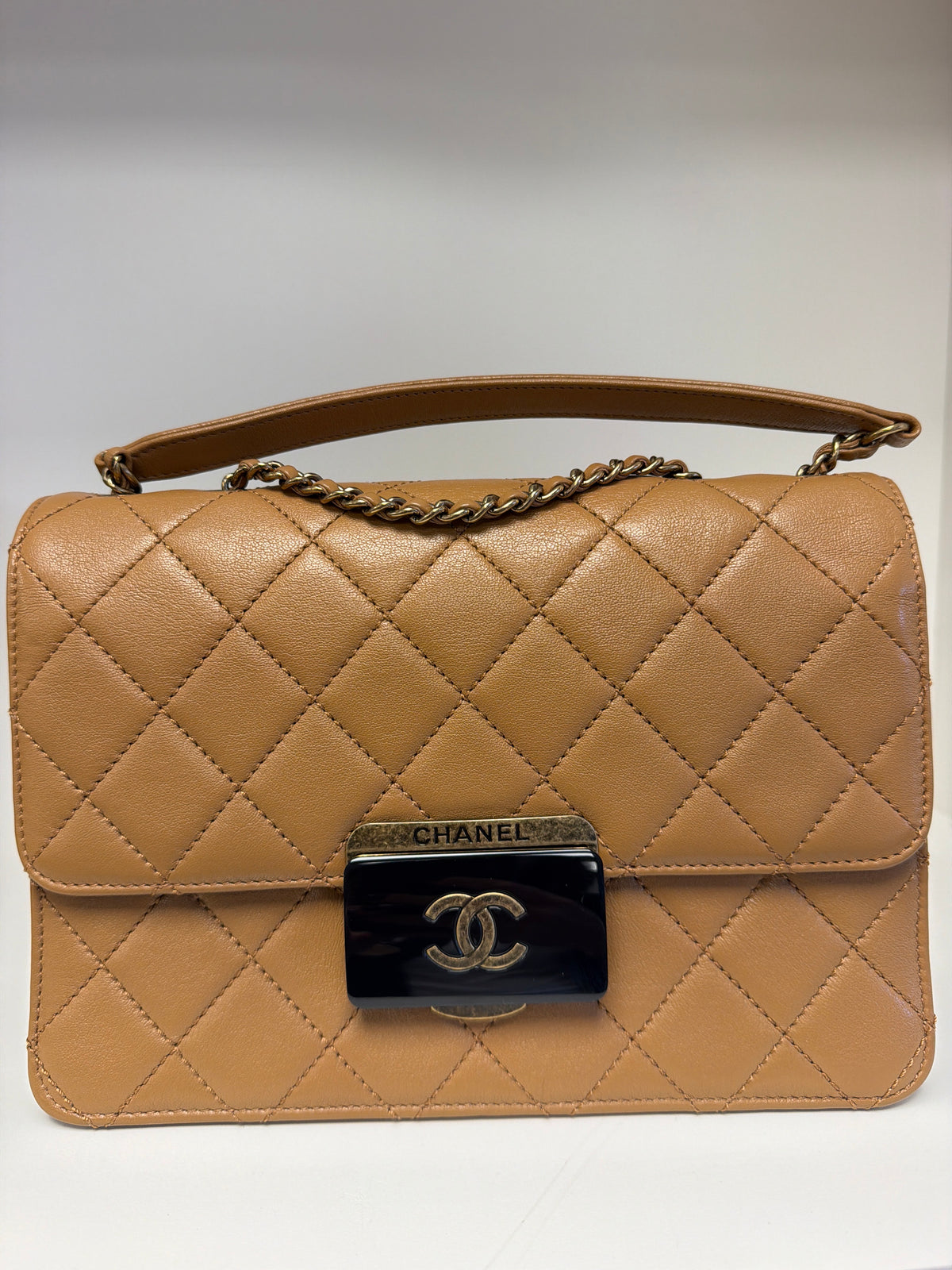 Chanel Chanel Beauty Lock Flap Bag - Carmel