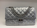 Chanel Metallic Silver 2.55 Reissue Flap Bag- Rare!