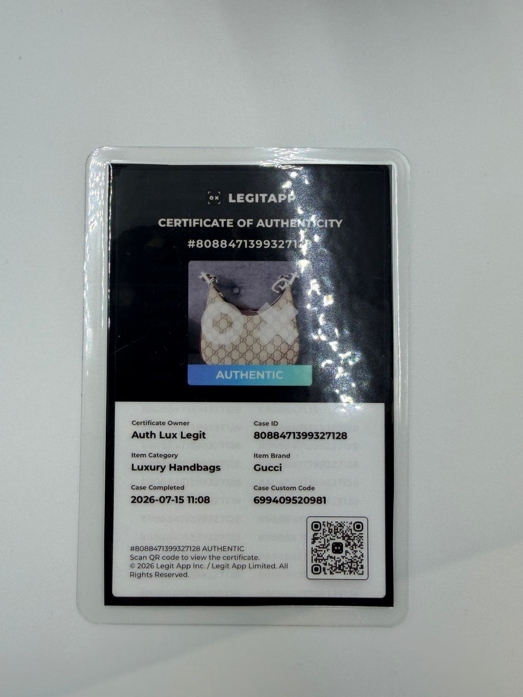 Gucci GG Supreme Attache Small