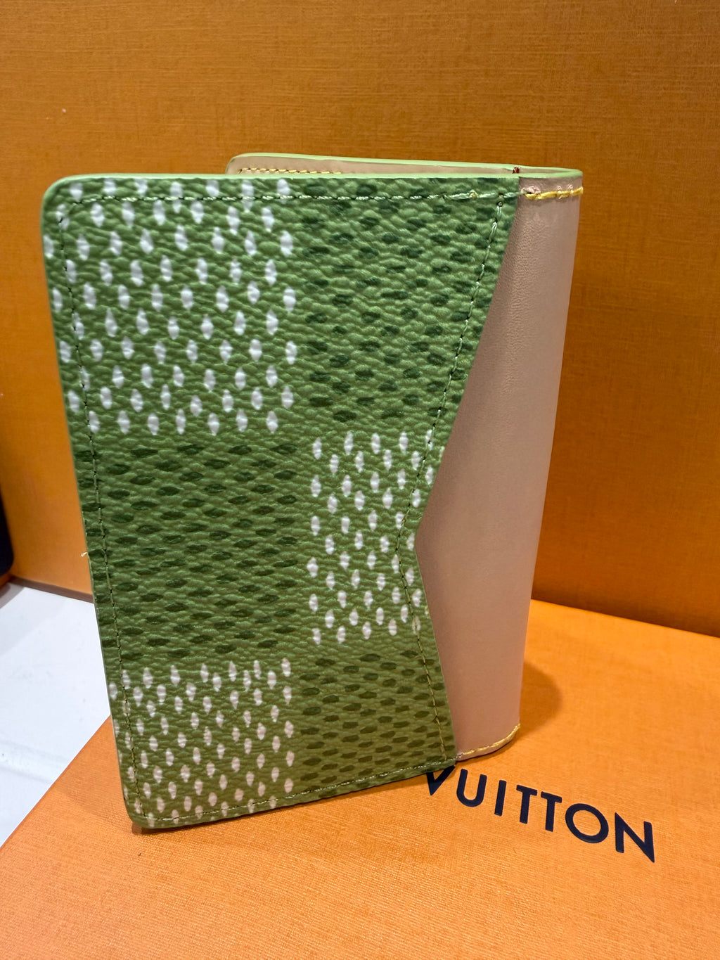 Louis Vuitton x Tyler, The Creator Pocket Organizer in Green Monogram Craggy canvas
