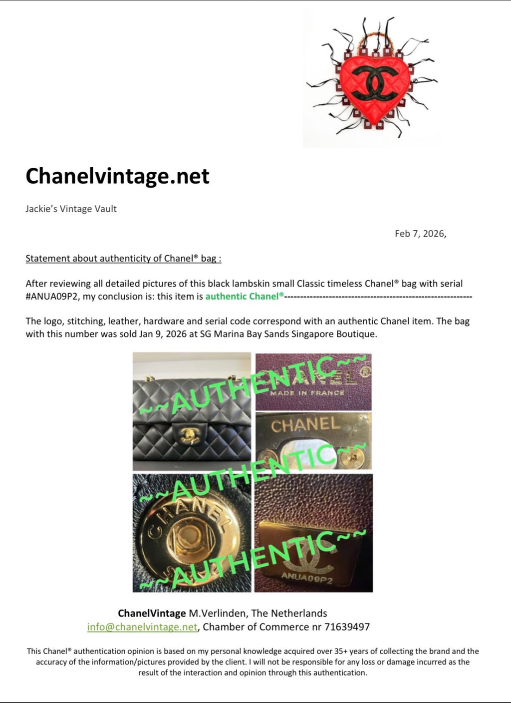 Chanel Classic Double Flap Small- Lambskin 2026!