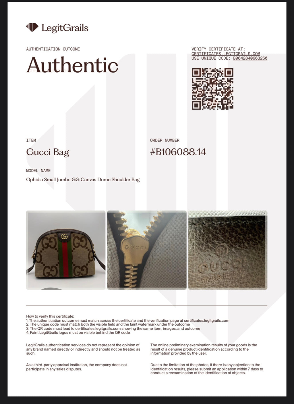 Gucci Ophidia Jumbo GG Small Shoulder Bag