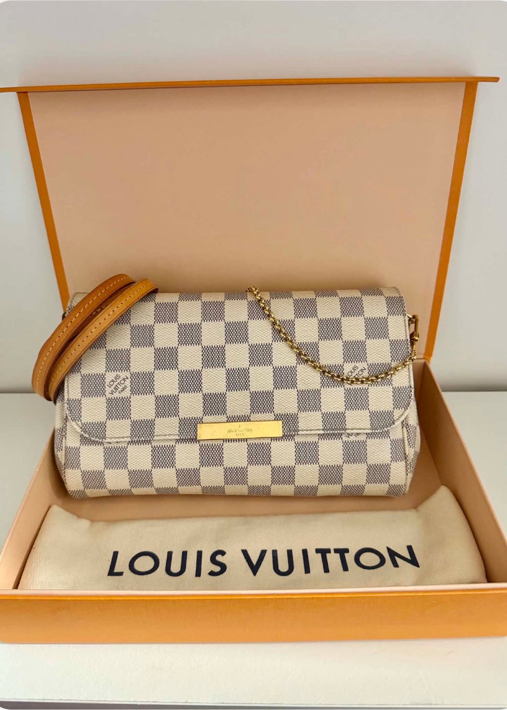 Louis Vuitton Favorite Damier Azur mm