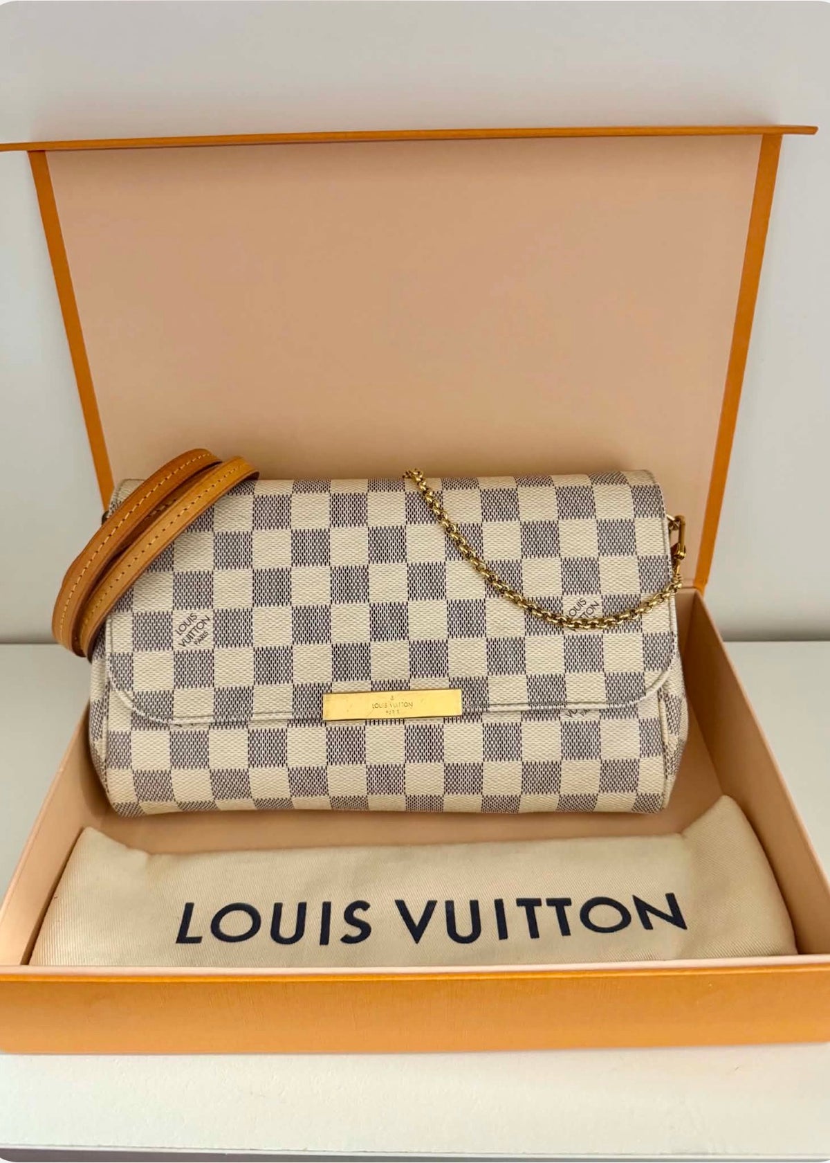 Louis Vuitton Favorite Damier Azur mm