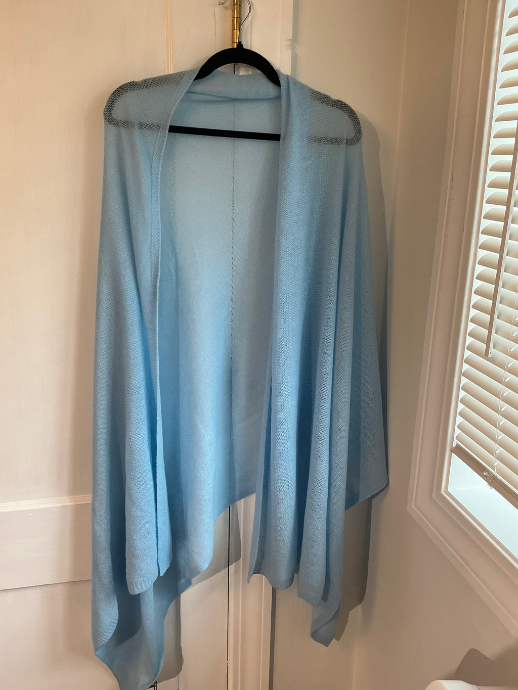 Alashan Cashmere Blue Breezy Travel Wrap