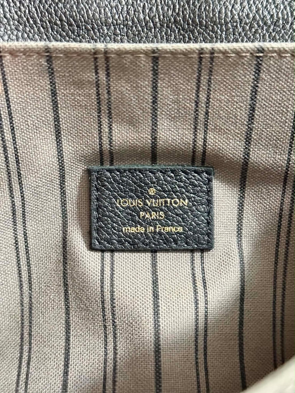 Louis Vuitton Pochette Metis Bag Black Empriente