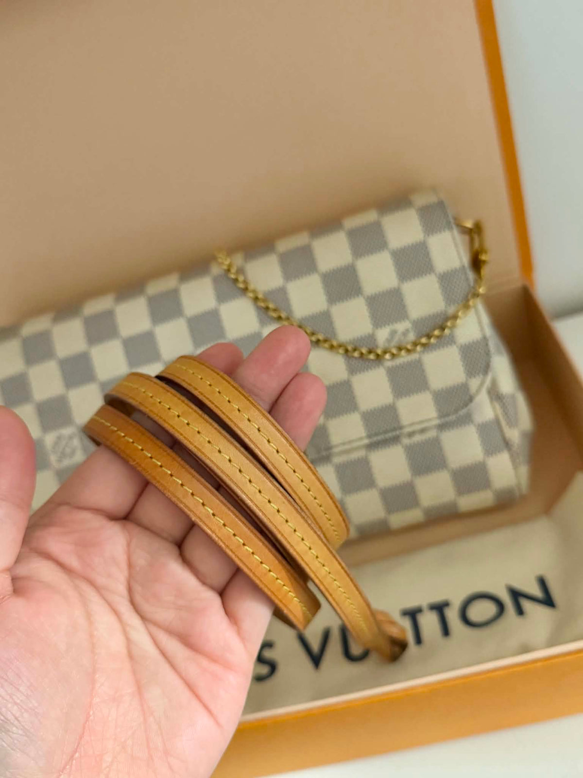 Louis Vuitton Favorite Damier Azur mm