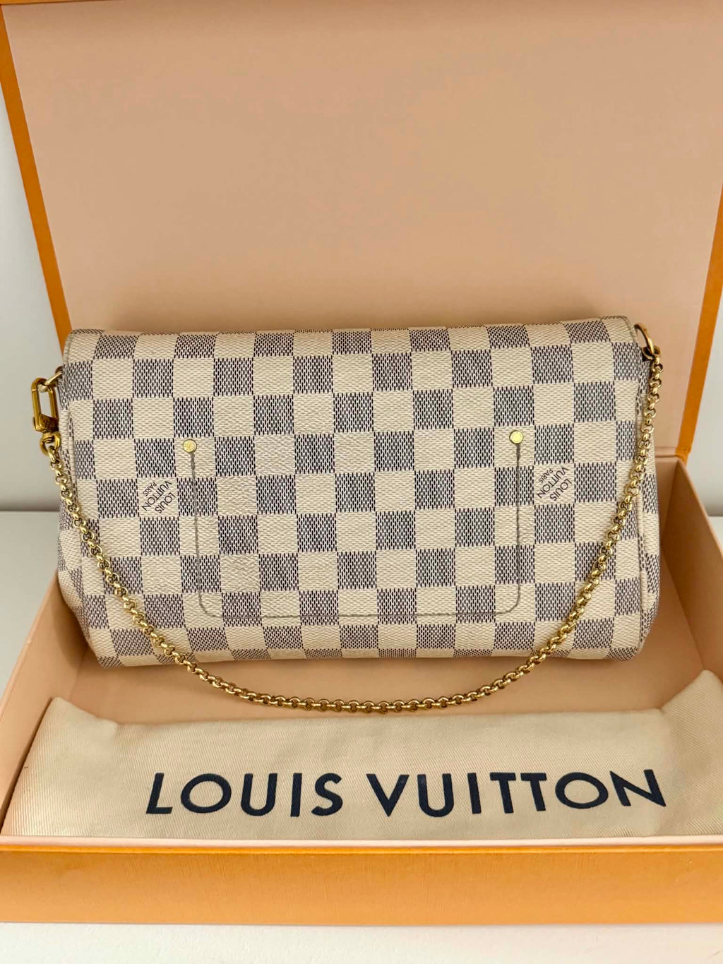 Louis Vuitton Favorite Damier Azur mm