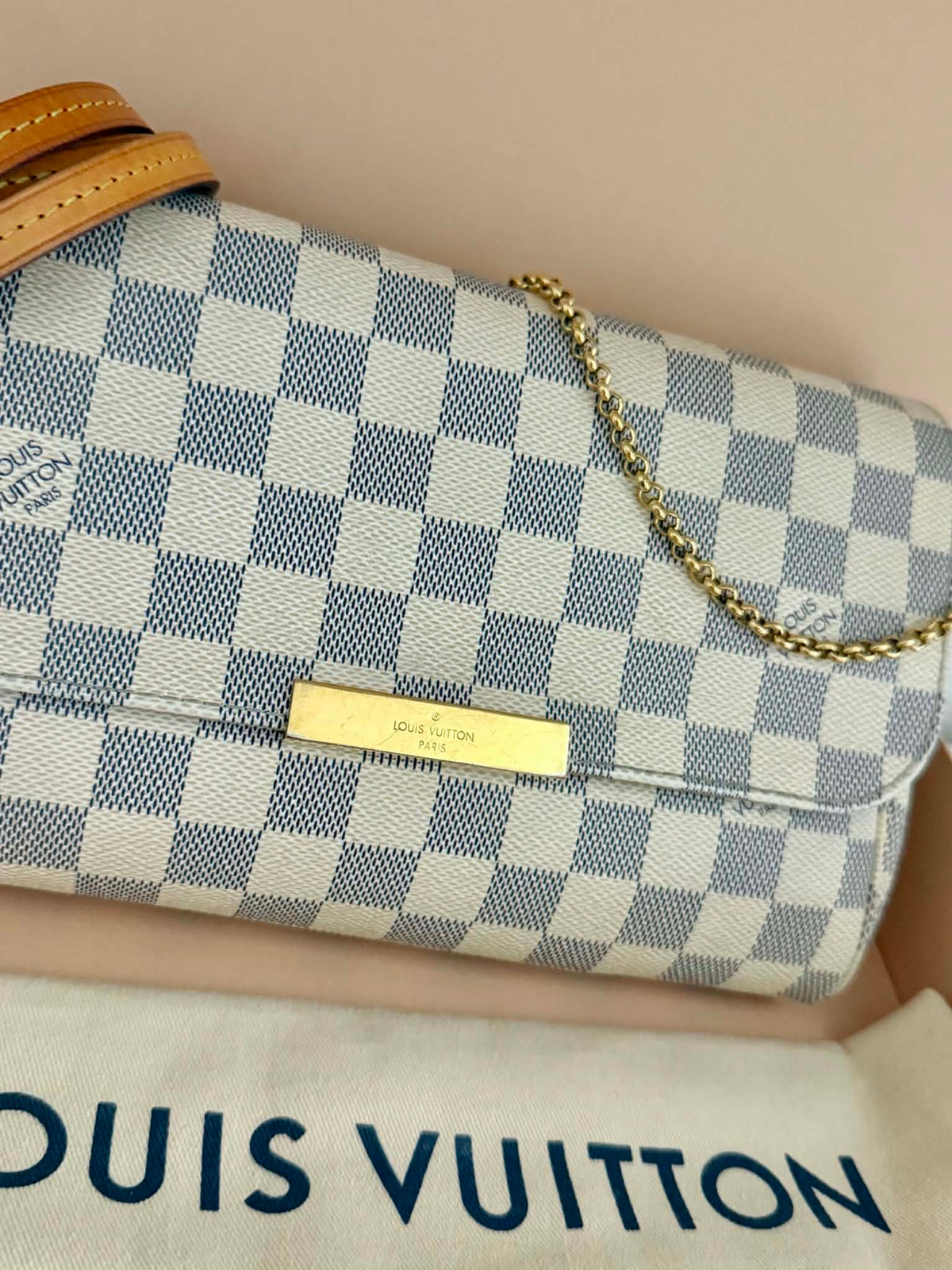 Louis Vuitton Favorite Damier Azur mm
